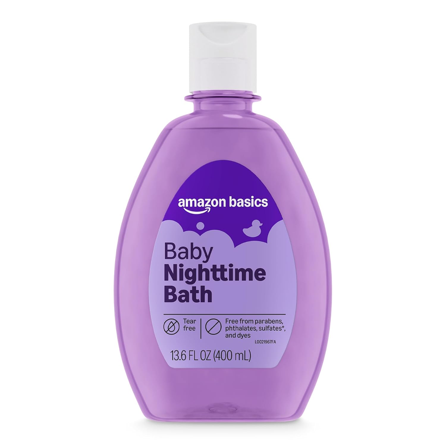 Amazon Basics Night-Time Baby Bath, Lightly Scented, 13.6 Fl Oz (Pack of 1), Packaging May Vary