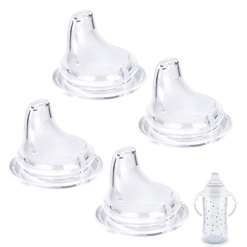 Silicone Spout Compatible with NUK Learner Cup & Active Cup (4 Pack)