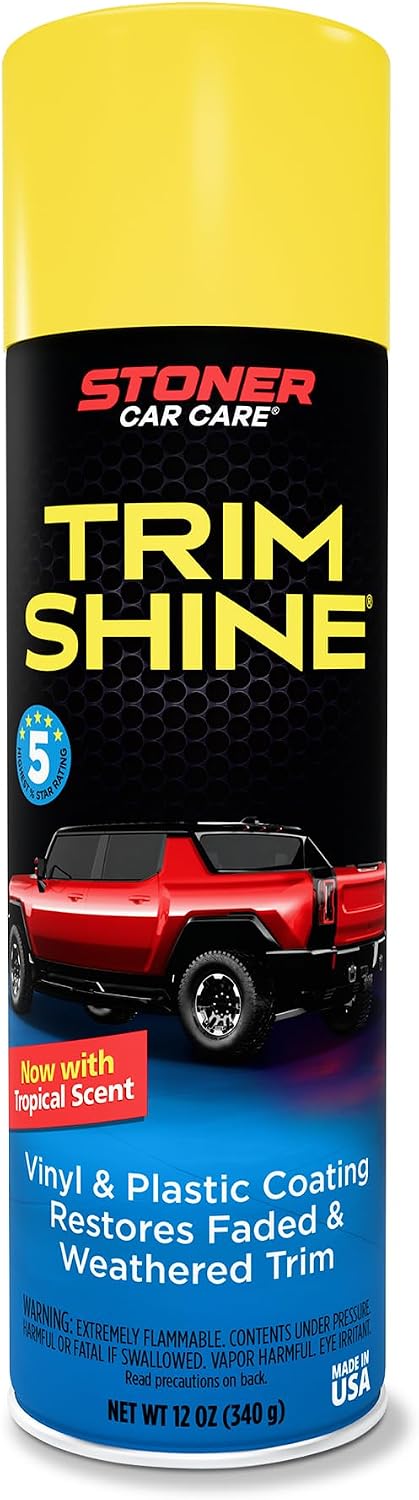 Stoner Car Care Trim Shine Black Trim Restorer, 12 oz, 91034