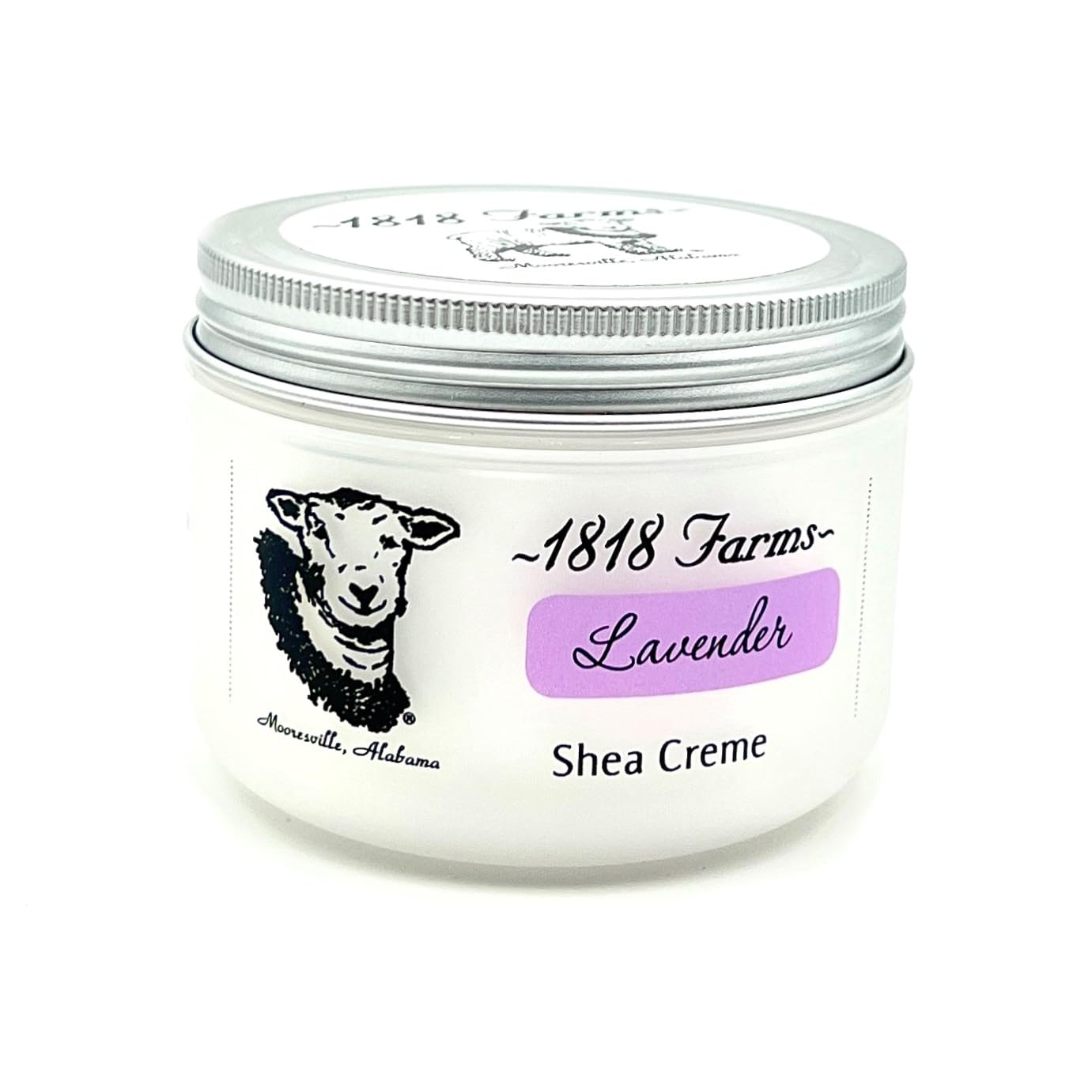 1818 Farms Shea Creme, 8 Fluid Ounces, Lavender