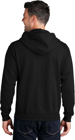 Port & Co Classic Fleece Full-Zip Hooded Sweatshirt-PC78ZH
