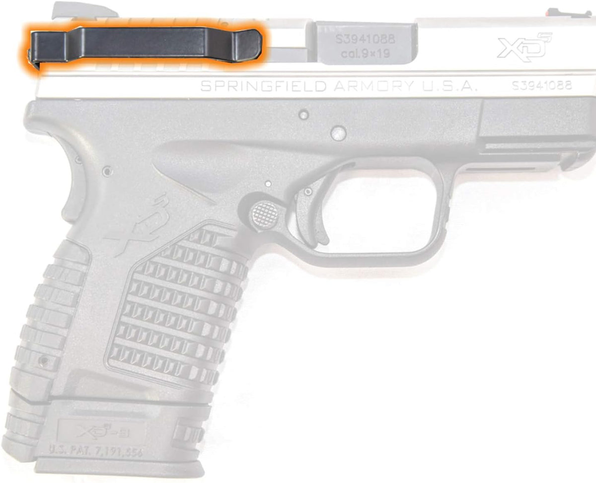 ClipDraw Gun Clip, Low Profile Slim Concealed Carry Easy Install American Made