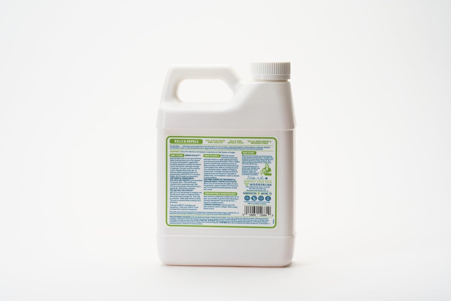 Wondercide - Flea and Tick Spray Concentrate for Yard and Garden - 32 oz