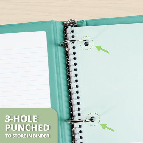 ONAVIA 1 Subject Spiral Notebook College Ruled 5 Pack, 140 Pages, Assorted