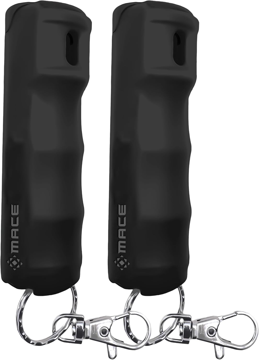Mace Pepper Spray - Max Police Strength OC with UV Dye, Fast Flip Top, Ergonomic Grip, Clip On Keychain, 12 Feet Range, 0.42 oz Compact Model, Self Defense Pepper Spray for Women & Men