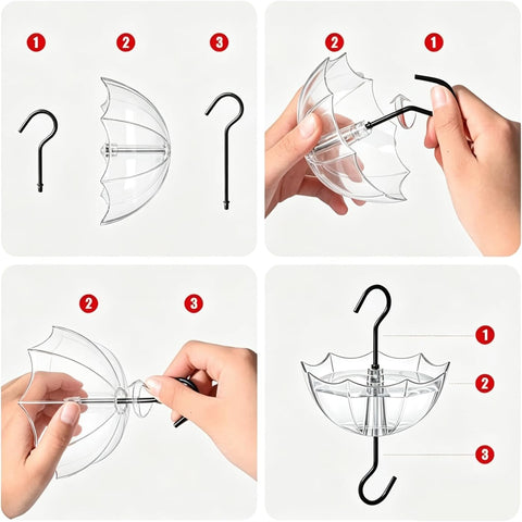 Ant Moat for Hummingbird Feeder, 5 OZ, 4 Pack,Clear