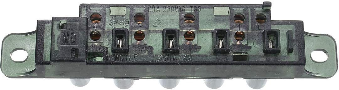 uxcell MQ165 AC 250V 4A Piano Type Key Board Switch for Range Hood