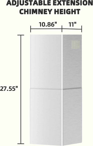 FIREGAS Chimney Extension FGS-TG33S-ZST for FGS-USG33Y75AC