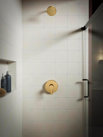 Kohler TS35320-4-2MB, Elate Rite-Temp Valve Trim, Vibrant Brushed Moderne Brass, Premium Bathroom Valve, Easy to Use
