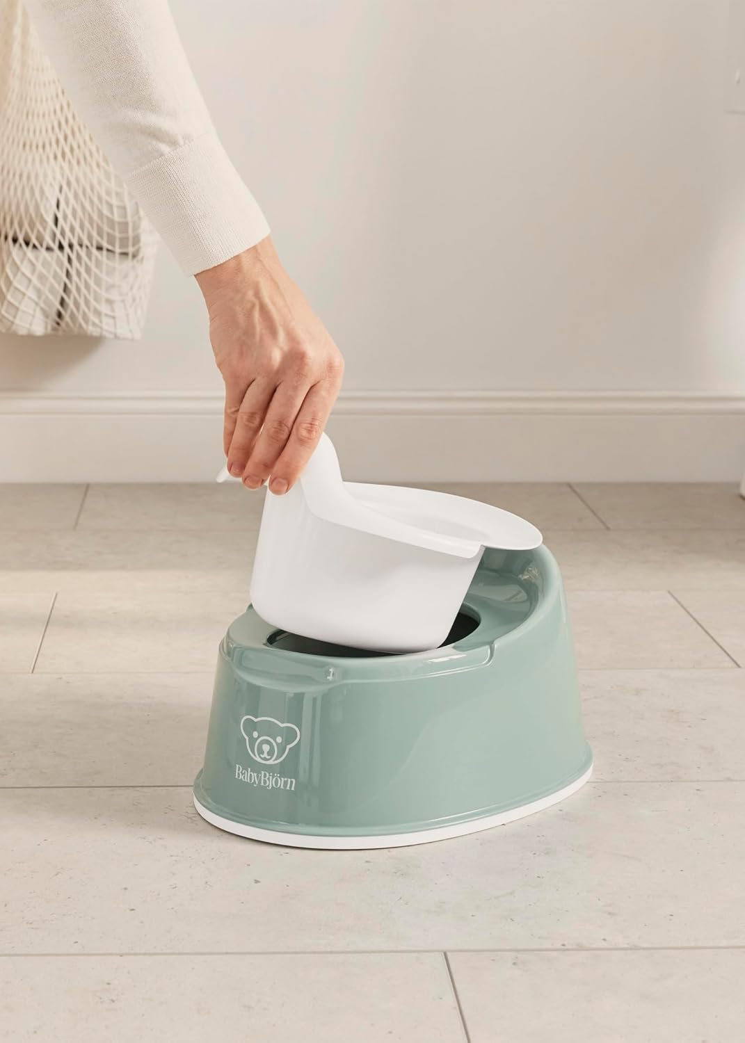 BabyBjörn Smart Potty, Deep Green/White
