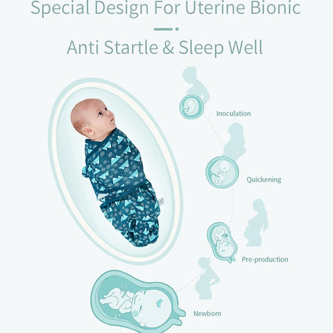 insular Baby Swaddle Wrap, Swaddle Blanket for Newborn and Infant, Adjustable Velcro Swaddling Set for Boy and Girl, Soft Cotton Baby Sleep Sack 3 Pack, Bear, Small(0-3 Month)