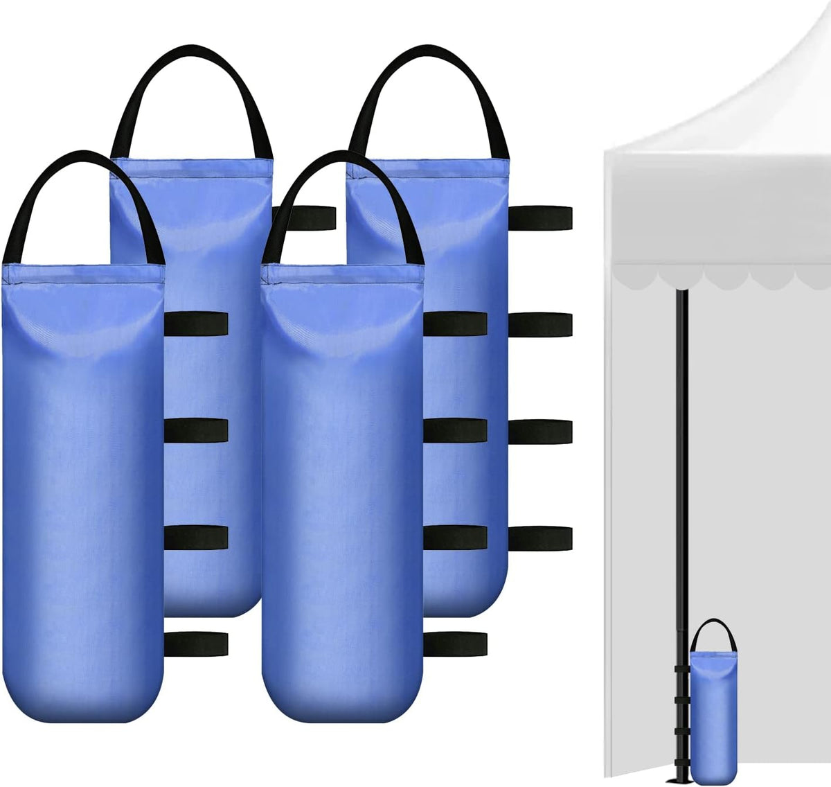 IALNAI 125 LBS Heavy Sand Bags for Canopy Outdoor Advertising Tent Sunshade Fixed Windproof Pop up Canopy Tent (Without Sand) 4-Pack
