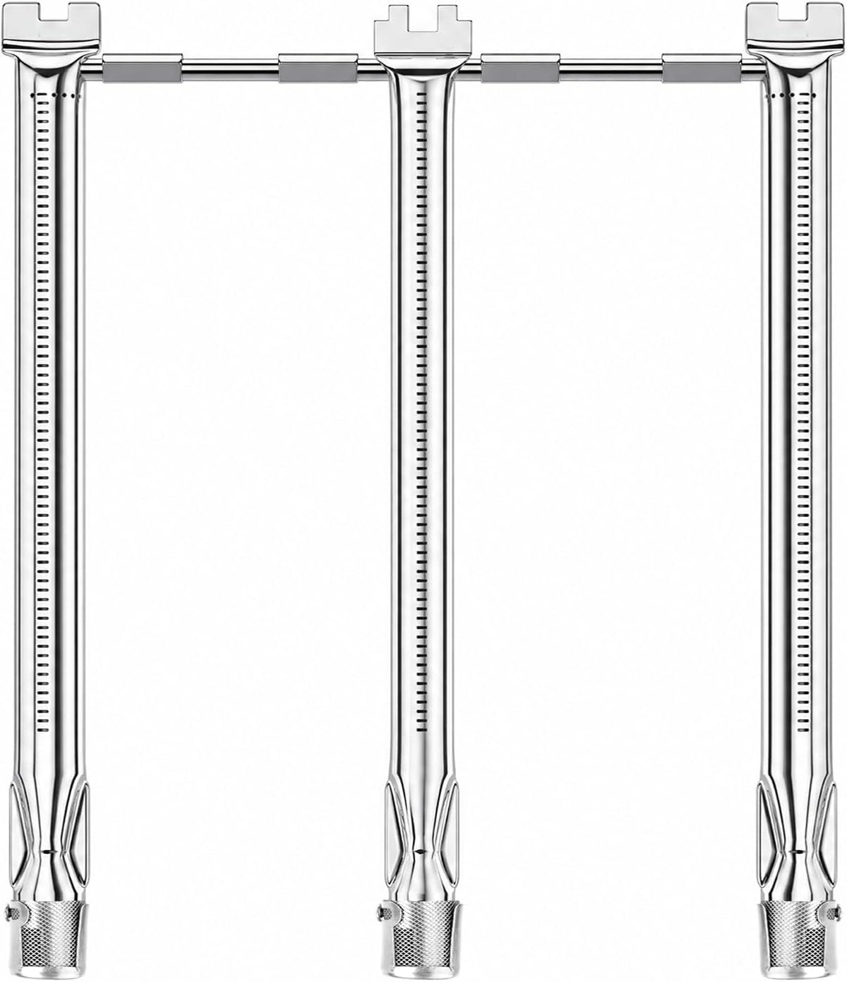 Uniflasy 69787 Grill Burner Tubes for Weber Spirit and GS4 Spirit II 300 Series, Spirit E310 E320 S310 S320 E330 S330 304 Stainless Steel Gas Grills, 18 Inch Grill Burner for Weber Spirit Grill Parts