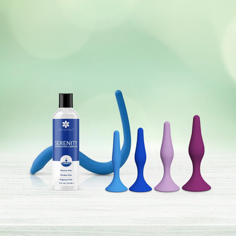 Rectal Dilator Trainer Set for Men and Women 4-Pack, Sizes 3-6