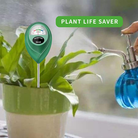 Censinda Soil Moisture Meter, 2 Pack Long Probe Soil Moisture Monitor for House Plants, Soil Hygrometer Moisture Sensor for Indoor & Outdoor, Garden, Farm, Lawn Plant Care, No Battery Needed(Green)