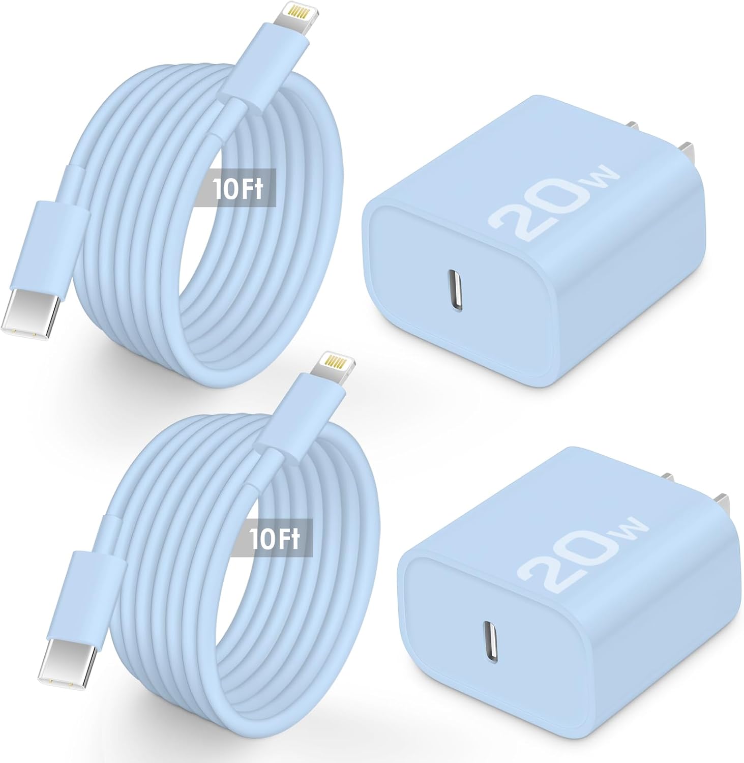 AISNI Fast Charger for iPhone 14 13 with 10 Ft iPhone Charger Cable