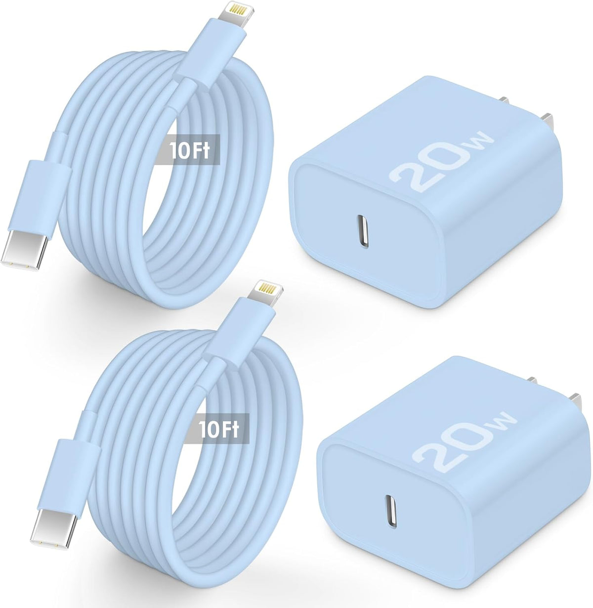 AISNI Fast Charger for iPhone 14 13 with 10 Ft iPhone Charger Cable