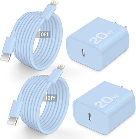 AISNI Fast Charger for iPhone 14 13 with 10 Ft iPhone Charger Cable