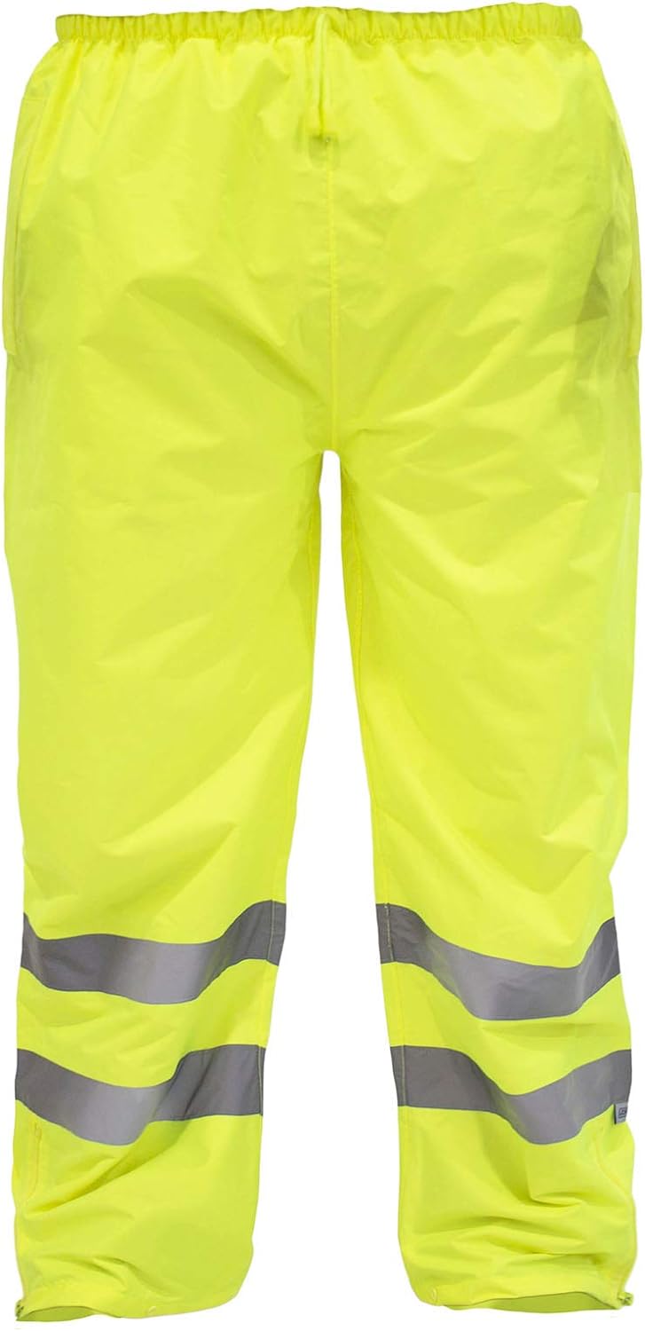 JORESTECH High Visibility Waterproof Safety Overall Pants: Reflective Stripes, ANSI Compliance, and Adjustable Bottoms