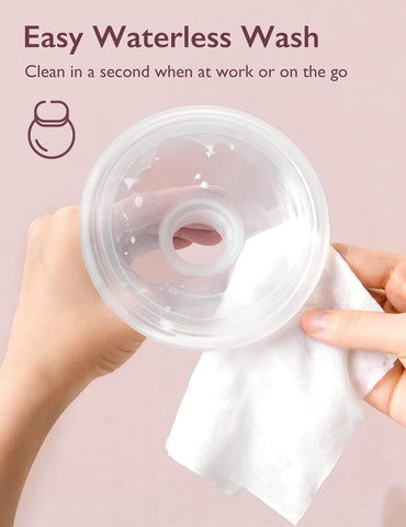 Momcozy Breast Pump Wipes for Parts Cleaning On-The-Go,30 Count (3 Packs)