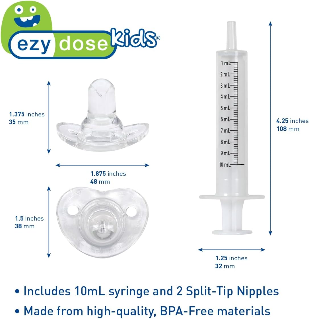 Ezy Dose Medicine Dispenser & Oral Syringe, Precise Dosing, 10 mL 2 TSP