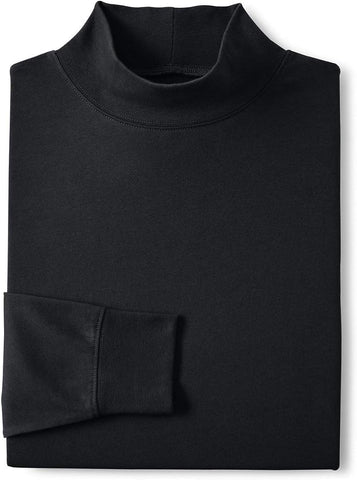 Lands' End Men's Super-T Mock Turtleneck