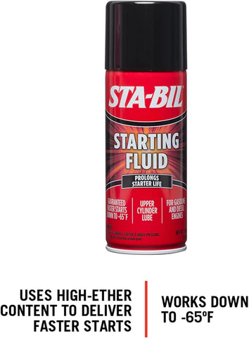 STA-BIL Starting Fluid, 11 oz, 6-Pack