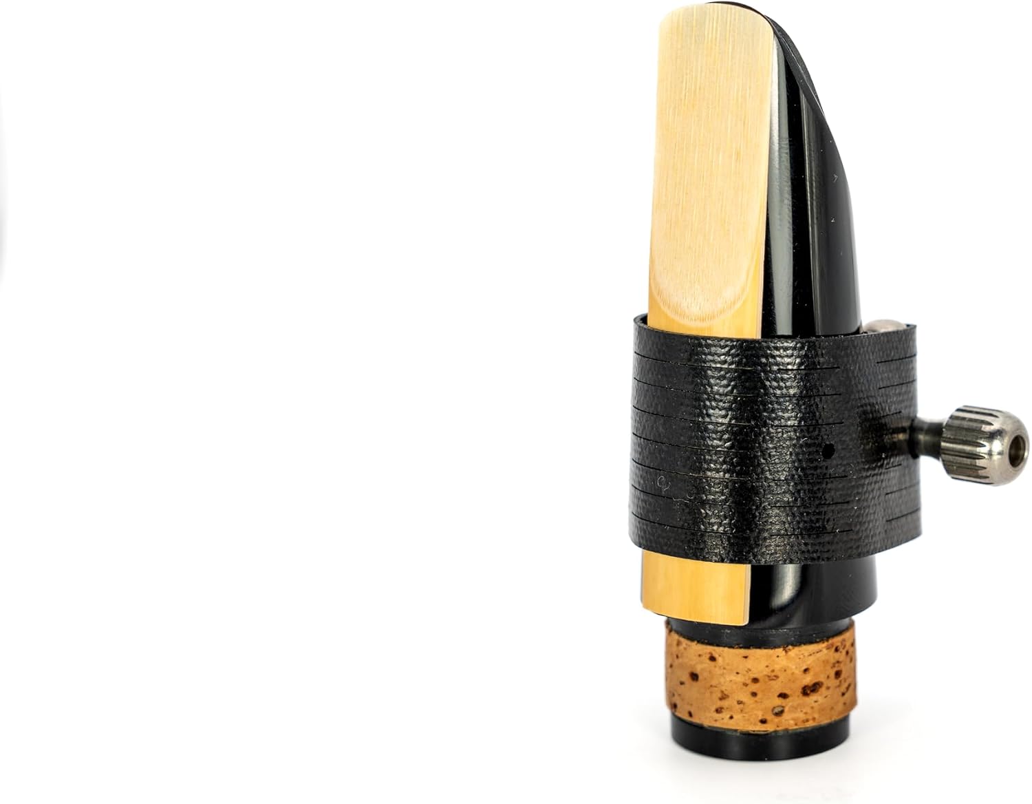 Rovner Ligature & Plastic Cap for Bb Clarinet - Dark Ligature for Hard Rubber Mouthpiece (1R)