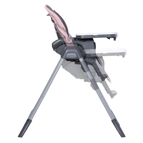 Baby Trend Sit Right 2.0 3-in-1 High Chair, Cozy Pink