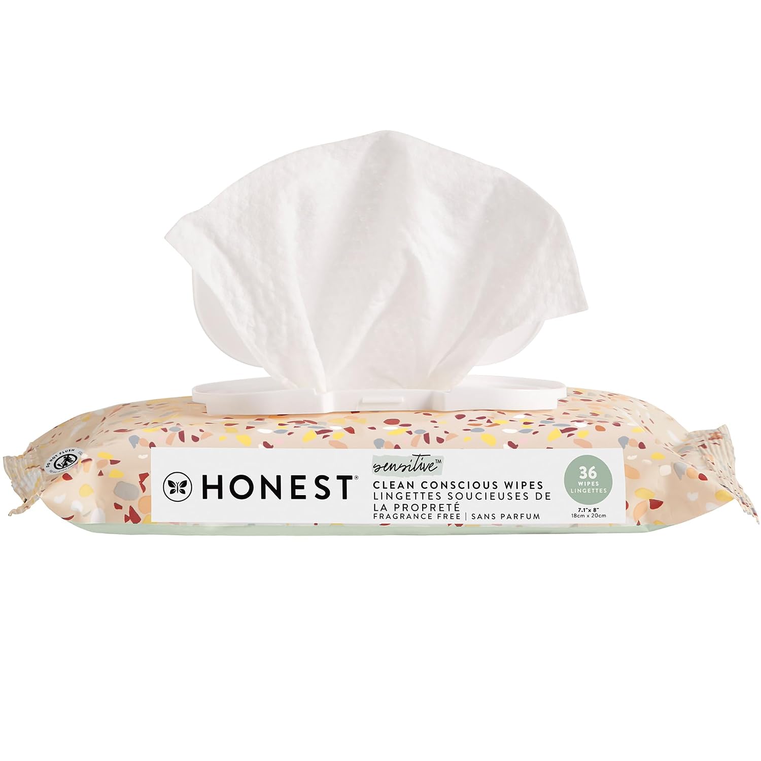 The Honest Company Multi-Use Baby Wipes, Terrazzo, 36 Count
