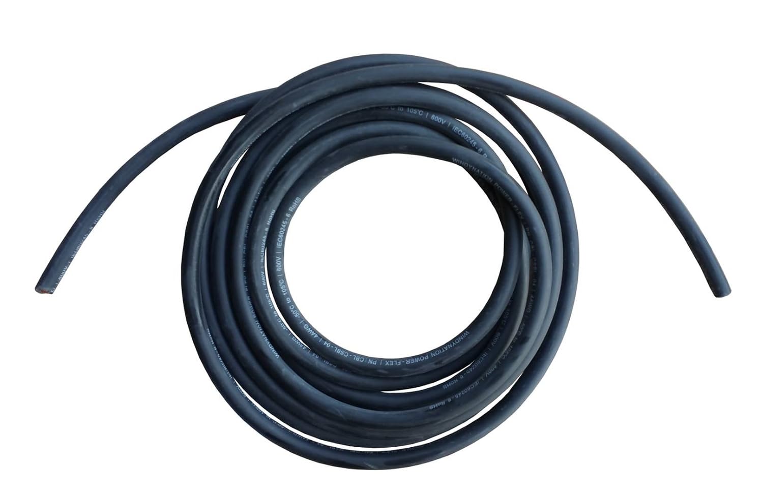 6 Gauge 6 AWG 10 Feet Black + 10 Feet Red Welding Battery Pure Copper Flexible Cable Wire - Car, Inverter, RV, Solar