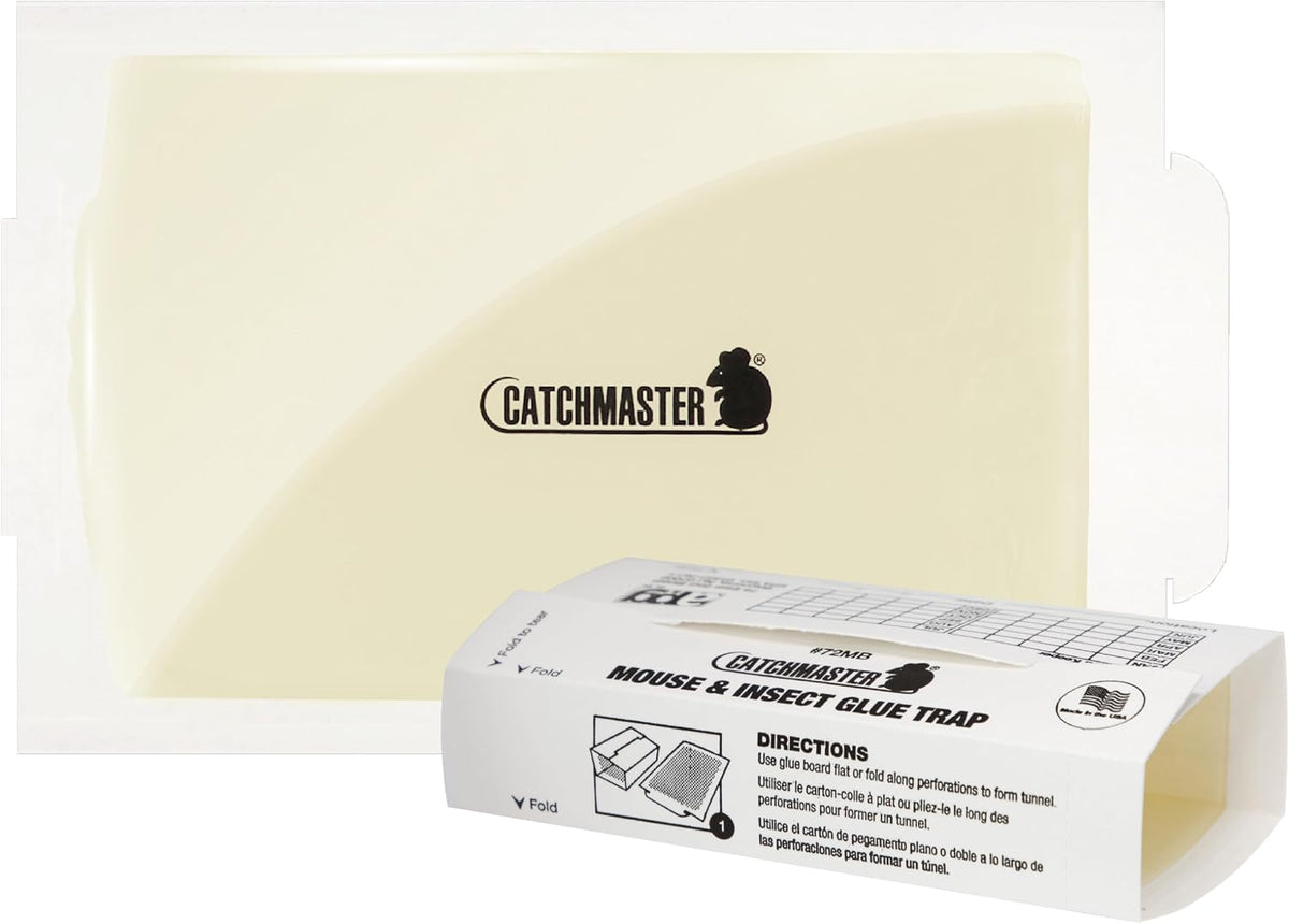 Catchmaster Super Glue Traps 30pk, Extra Strength Sticky Mouse & Rat Traps
