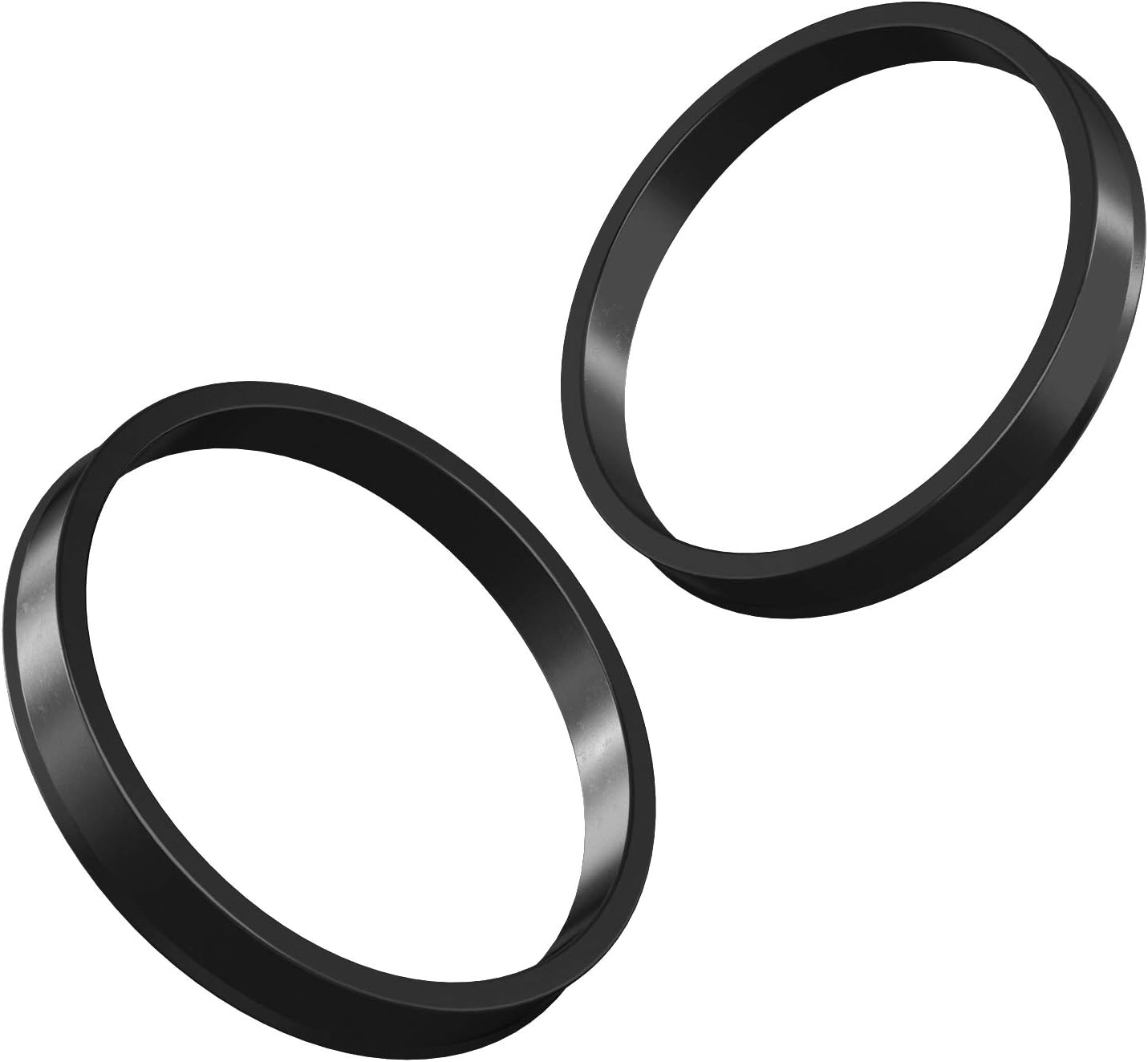 StanceMagic Hubcentric Rings (Pack of 4) - 54.1mm ID to 67.1mm OD - Black Poly Carbon Plastic Hubrings - Only Compatible with Scion Mazda Toyota with 54.1mm Vehicle Hubs and 67.1mm Wheel Centerbore