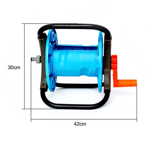 ＡＷＨＡＯ Hose Reel Cart Pipe Storage Rack Resistant Household Prevent Twisting Water Hose Holder Pipe Organizer for Patio Lawn Farm, KM01 15M