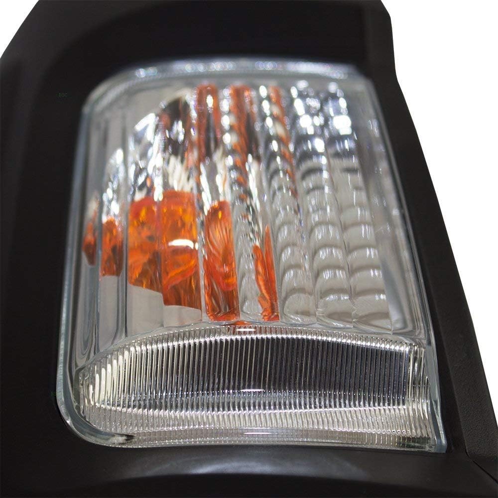 Passenger Right Side Mirror Replacement Power Door Mirror Signal Light Fit Ram Promaster 1500, 2500, 3500, New Six, Work Van