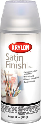 Krylon Industrial Spray Paint, Crystal Clear, Matte, Solvent, 11 oz K01311007-1 Each