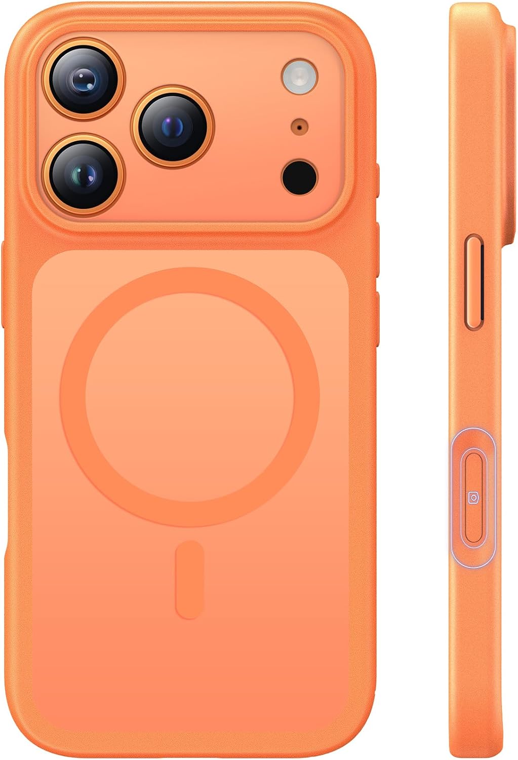 TAURI for iPhone 17 Pro Case, Compatible with MagSafe, Orange