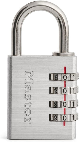 Master Lock Indoor Combination Padlock, 1-9/16-inch Wide, Silver 643D