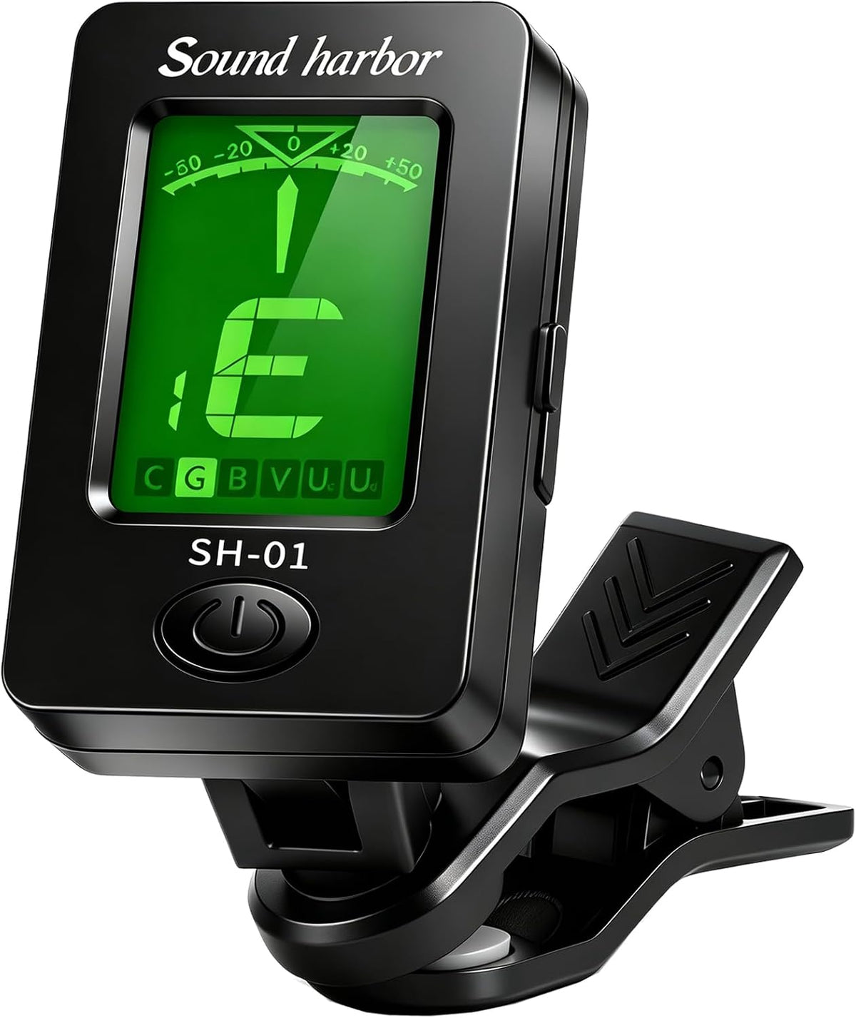 Guitar Tuner Clip On Ukulele Tuners for All Instruments Guitar Bass Ukulele Violin banjo (Tuner 1 Pack)