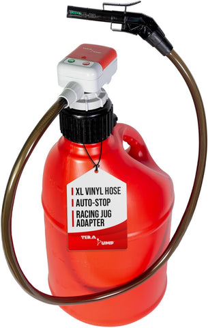 TERA PUMP TRFA01-XL 2nd Gen Battery Powered Fuel Transfer Pump w/ 51" Hose