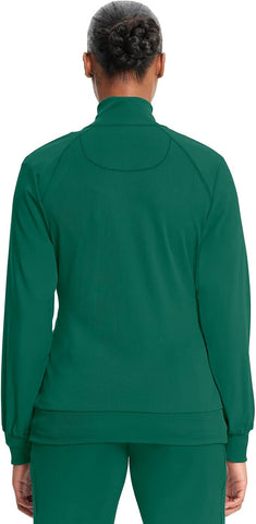 Cherokee Infinity Scrub Jacket for Women Zip Front Contemporary Fit