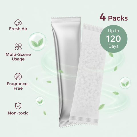 Momcozy Diaper Pail Deodorizer Refills, 4 Packs, Odor Control Bags