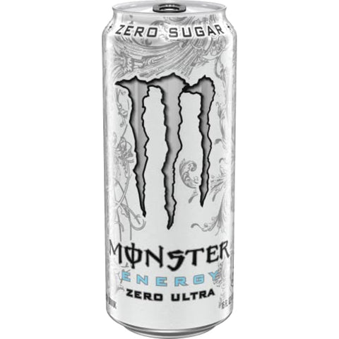Monster Energy Zero Ultra, Sugar Free Energy Drink, 16 Ounce