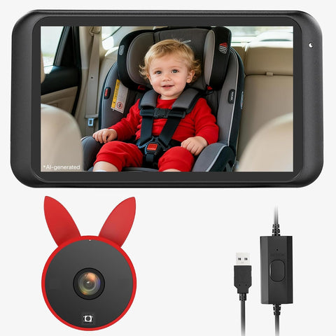Babyvue USB Baby Car Camera Backseat Monitor