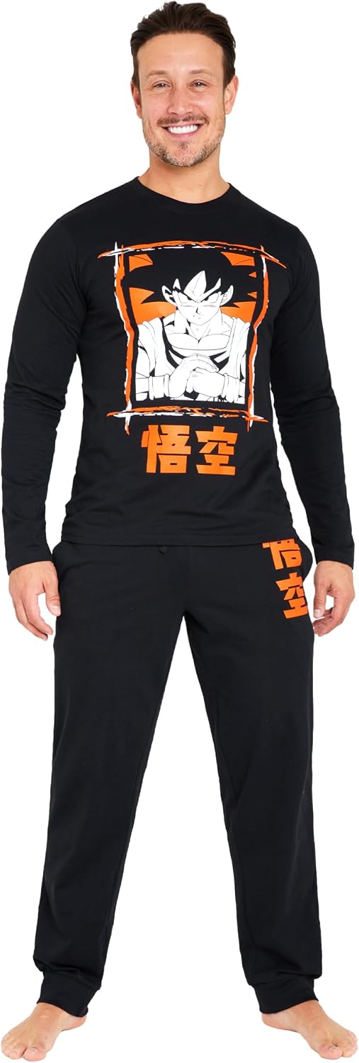 Dragon Ball Z Mens Pajamas Set, Soft Anime Pajamas for Men - Gifts for Him