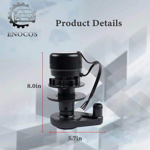 2008929 Ice Machine Water Pump Compatible with Manitowoc Ice Machine I0322, IY0325W and SR0420AP Models, 6W, 0.39A, 60/50HZ, 1550r/min, Replacement# 8251129 2007679 Ice Maker Water Pump