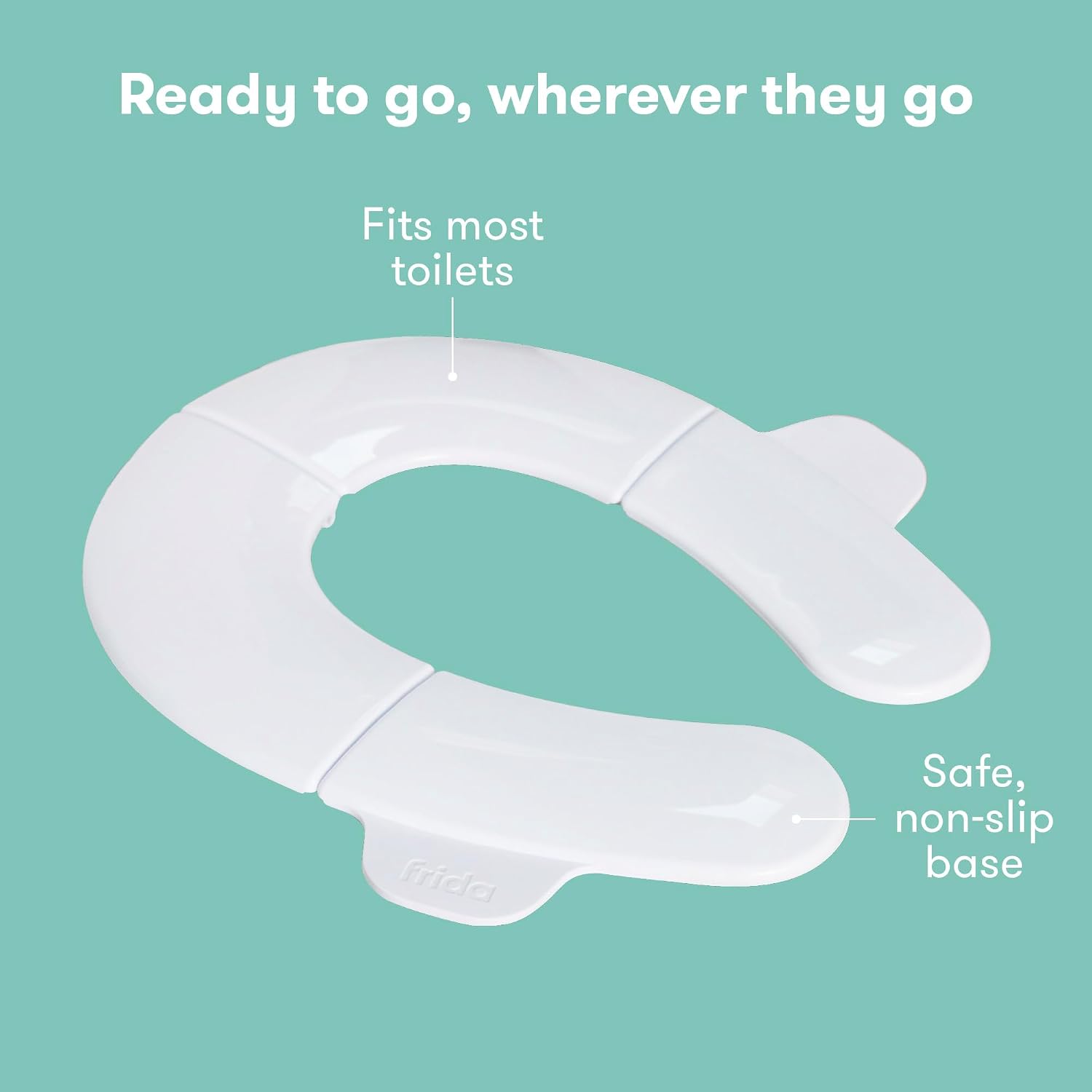 Frida Baby Fold-and-Go Portable Potty Seat for Toilet, Toddlers, Free Bag