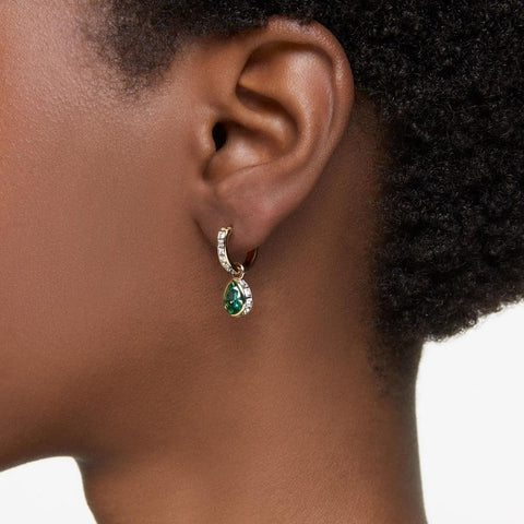 Swarovski Chroma Crystal Earring Collection, Gold Tone Finish Setting