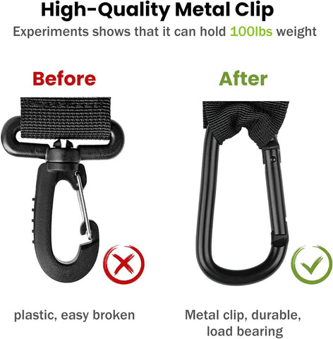 Trimmer Strap for Weed Eater Shoulder Strap Harness [Upgraded Metal-Clip]