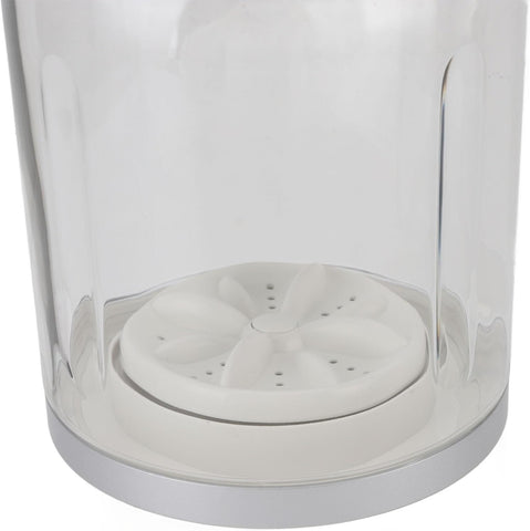 Mini Washing Machine,10W Portable Washer, Silent Powerful Compact Washer for Underwear, Socks, Baby Clothes, Travel, Camping RV, Type C Charging One Button Operation